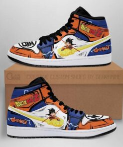 Goku Chico Boots J1 Dragon Ball Z Anime Custom Shoes Air Jd Retro Sneakers V1441