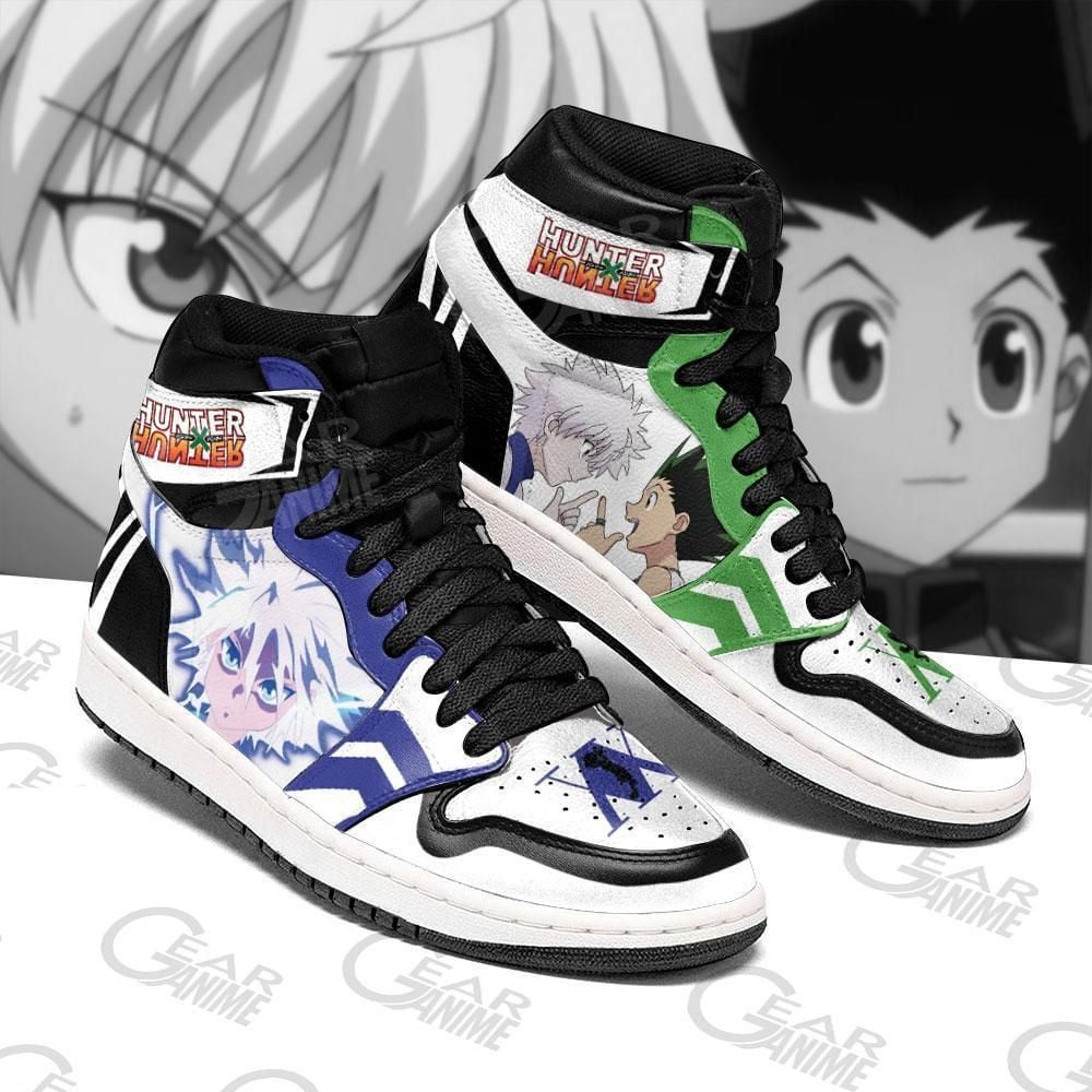 Gon And Killua Hunter X Hunter Anime Custom Shoes Air Jd Retro Sneakers V1501