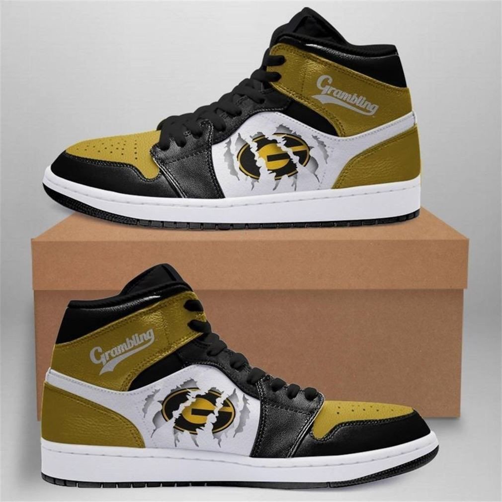 Grambling Tigers Jordan Custom Shoes Air Jd Retro Sneakers V1512