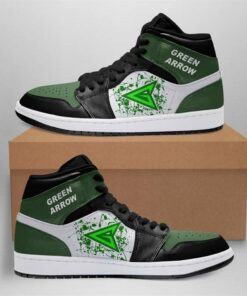 Green Arrow Dc Comics Shoes Air Jd Retro Sneakers V1539