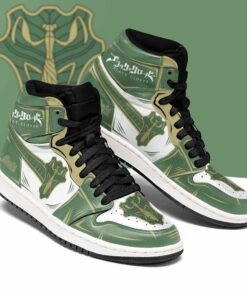 Green Mantis Magic Knight Black Clover Anime Shoes Air Jd Retro Sneakers V1544