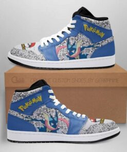 Greninja Pokemon Game Fan Gift Idea Pt06 Shoes Air Jd Retro Sneakers V1550