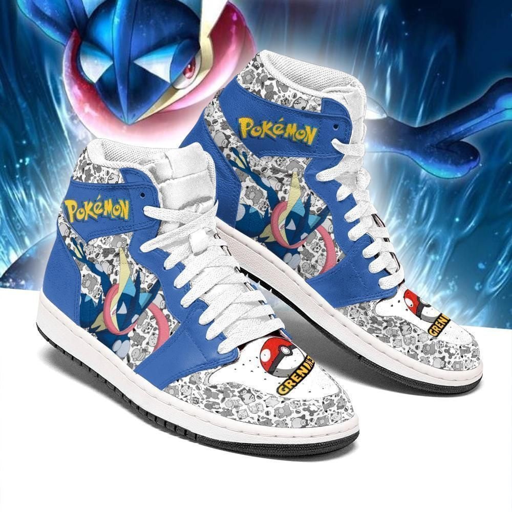 Greninja Pokemon Game Fan Gift Idea Pt06 Shoes Air Jd Retro Sneakers V1550