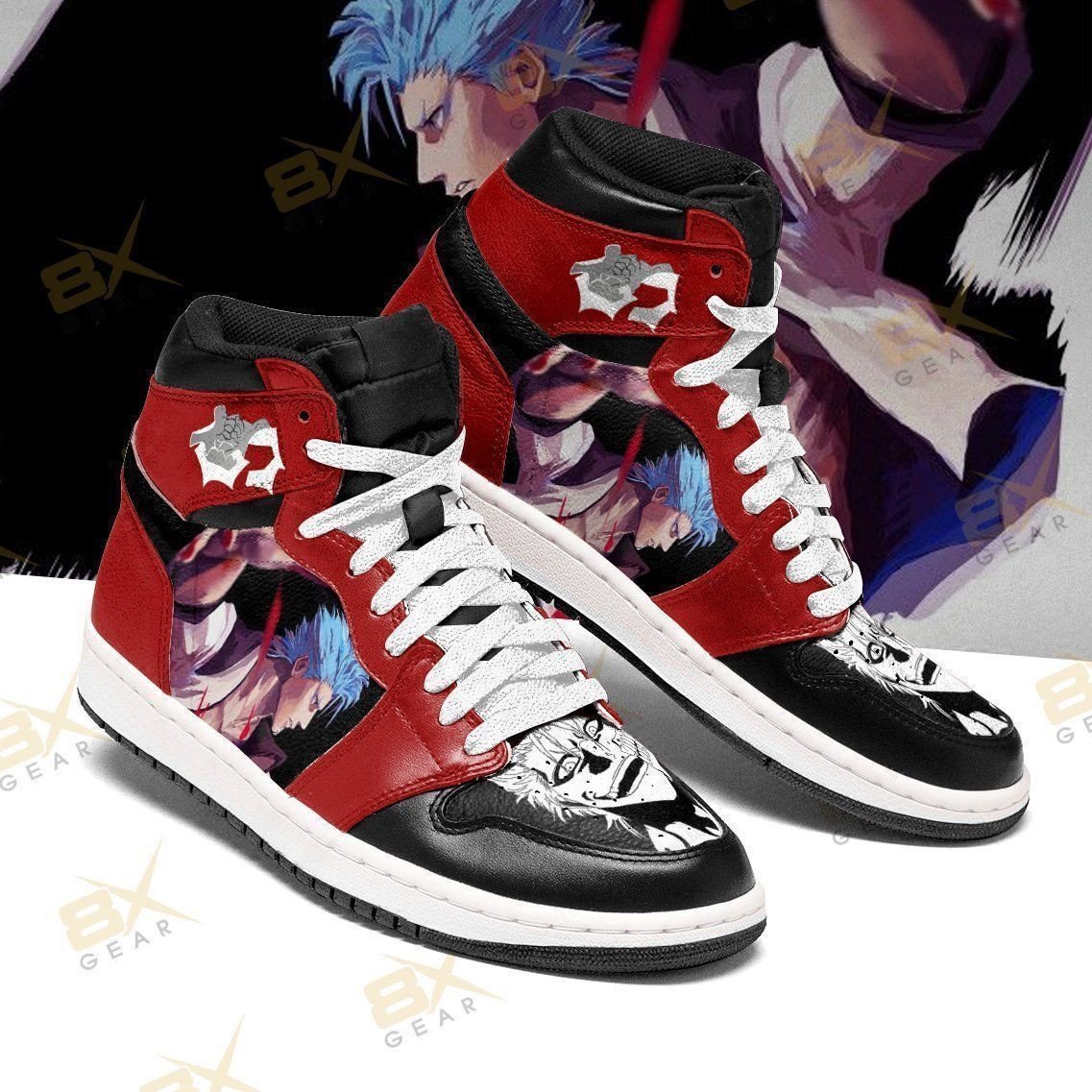 Grimmjow Bleach For Fan Anime Shoes Air Jd Retro Sneakers V1553