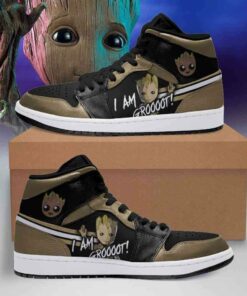 Groot Marvel Shoes Air Jd Retro Sneaker V1556