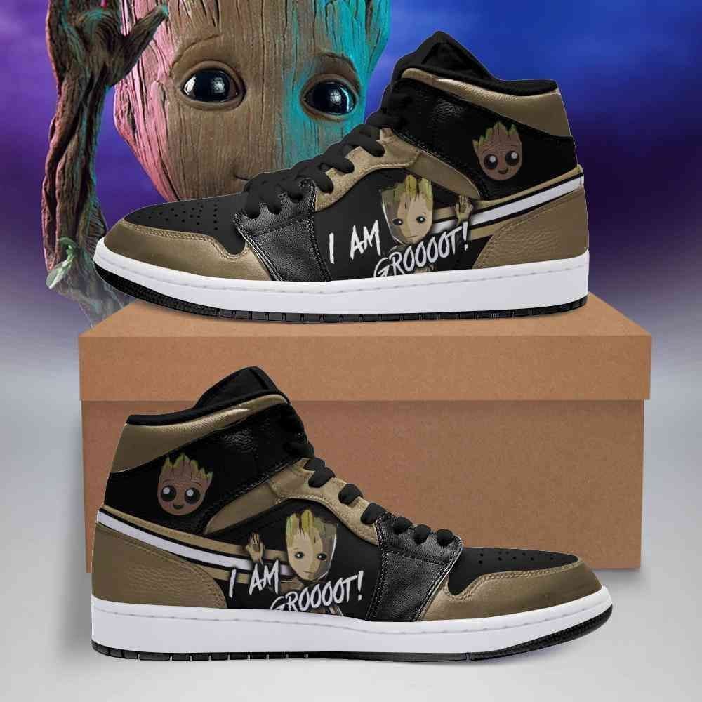 Groot Marvel Shoes Air Jd Retro Sneakers V1558