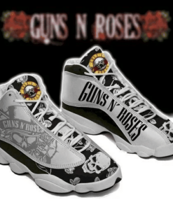 Guns N Roses Rock Band Custom Tennis Air Jd13 Sneaker Shoes VJD259