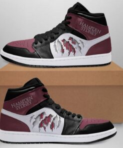 Hampden-Sydney College Tigers Ncaa Shoes Air Jd Retro Sneakers V1591