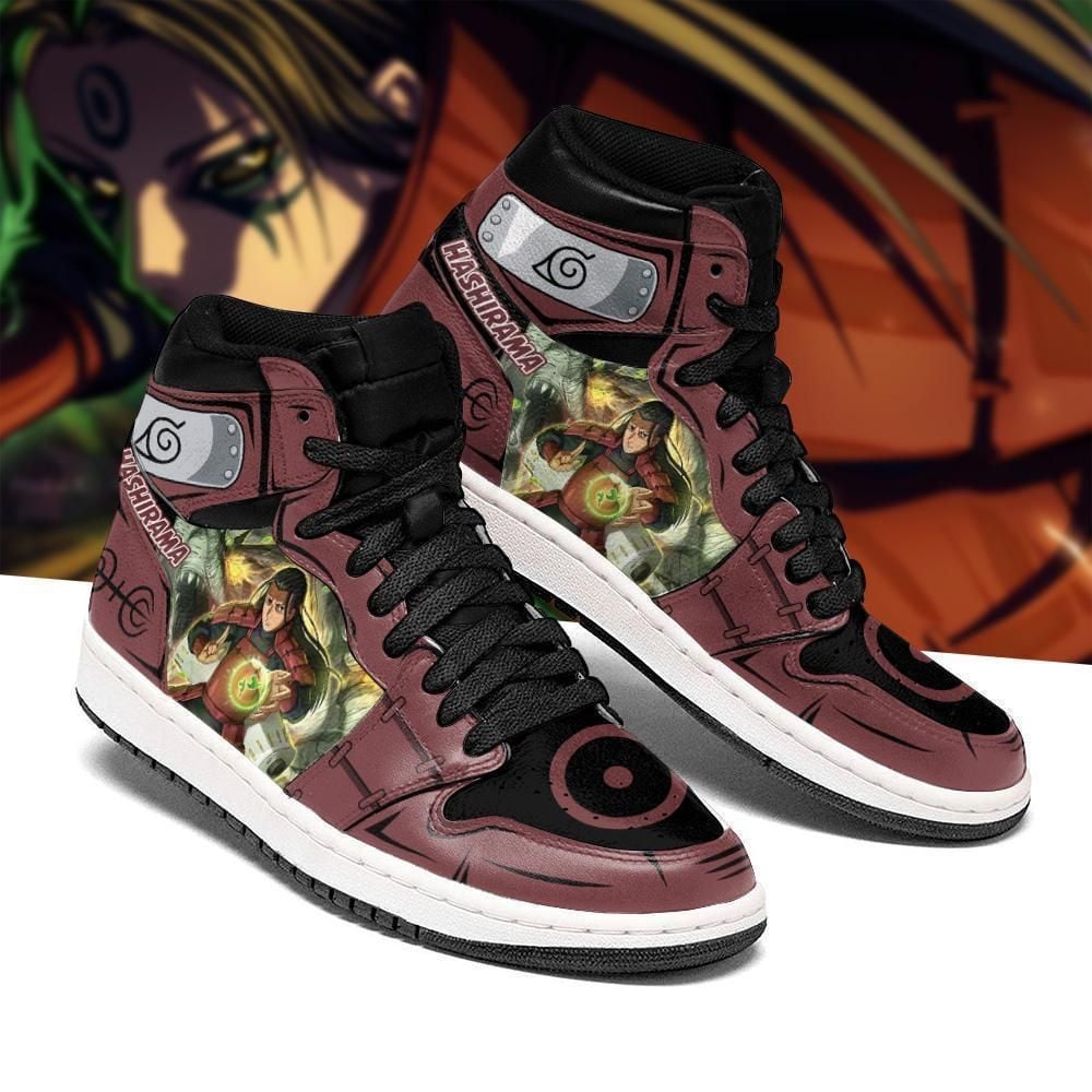 Hashirama Senju Jutsu Naruto Anime Shoes Air Jd Retro Sneakers V1627