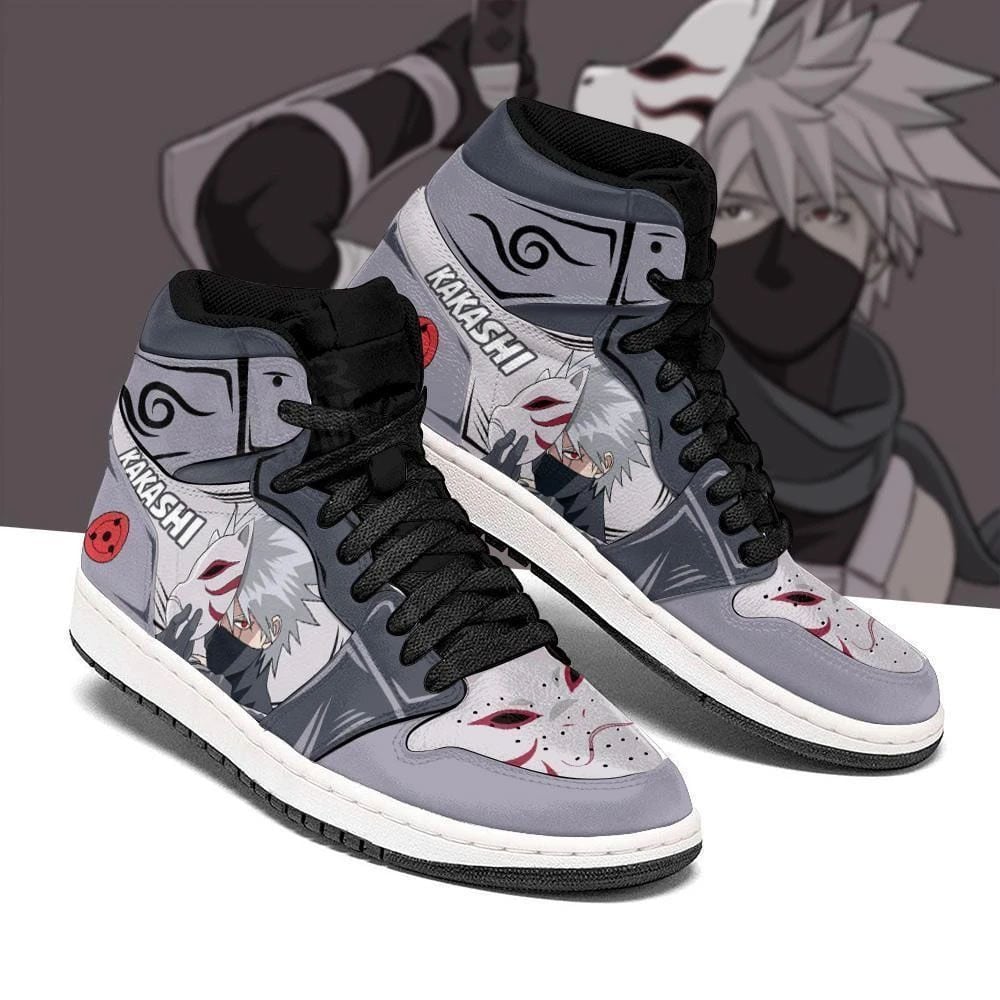 Hashirama Senju Shoes Jutsu Naruto Anime Sneakers Shoes Sport V1629