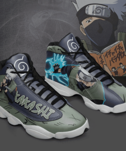 Hatake Kakashi Jounin Naruto Custom Anime Air Jd13 Sneaker Shoes VJD74