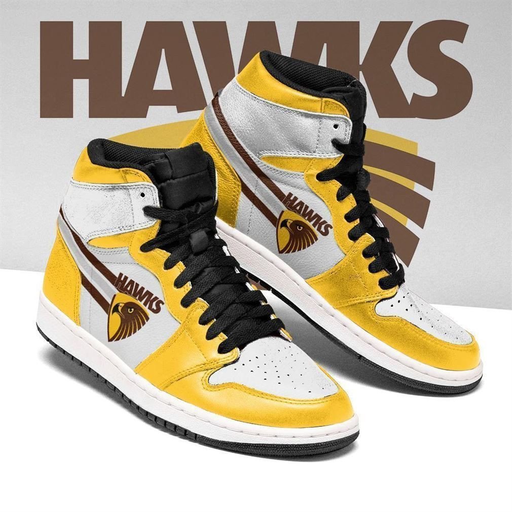 Hawthorn Hawks Afl Shoes Air Jd Retro Sneakers V1637