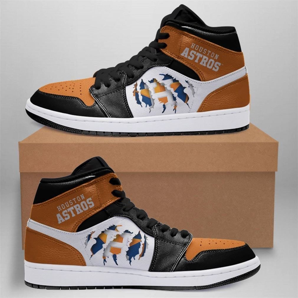 Houston Astros Mlb Basketball Team Custom Eachstep Gift For Fans Shoes Air Jd Retro Sneakers V1703