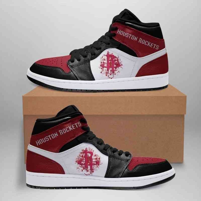 Houston Rockets Nba Custom Shoes Air Jd Retro Sneaker V1714