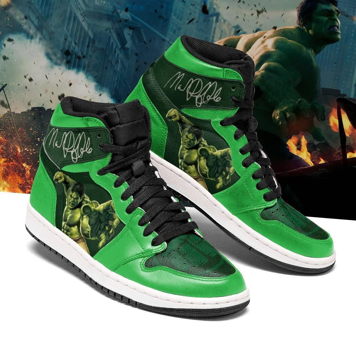 Hulk Marvel Sneakers Shoes Sport V1736