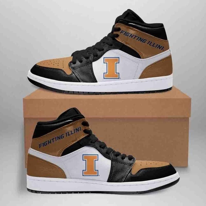 Illinois Fighting Illini 2 Shoes Air Jd Retro Sneakers V1790