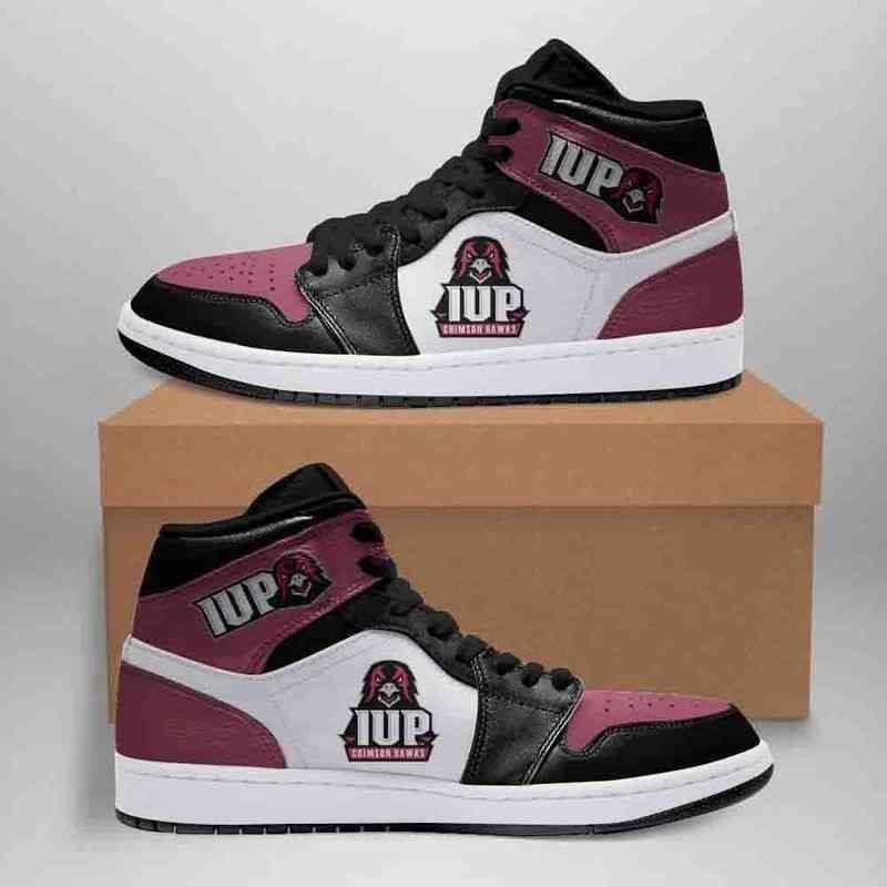 Indiana University Of Pennsylvania Crimson Wks Shoes Air Jd Retro Sneakers V1827