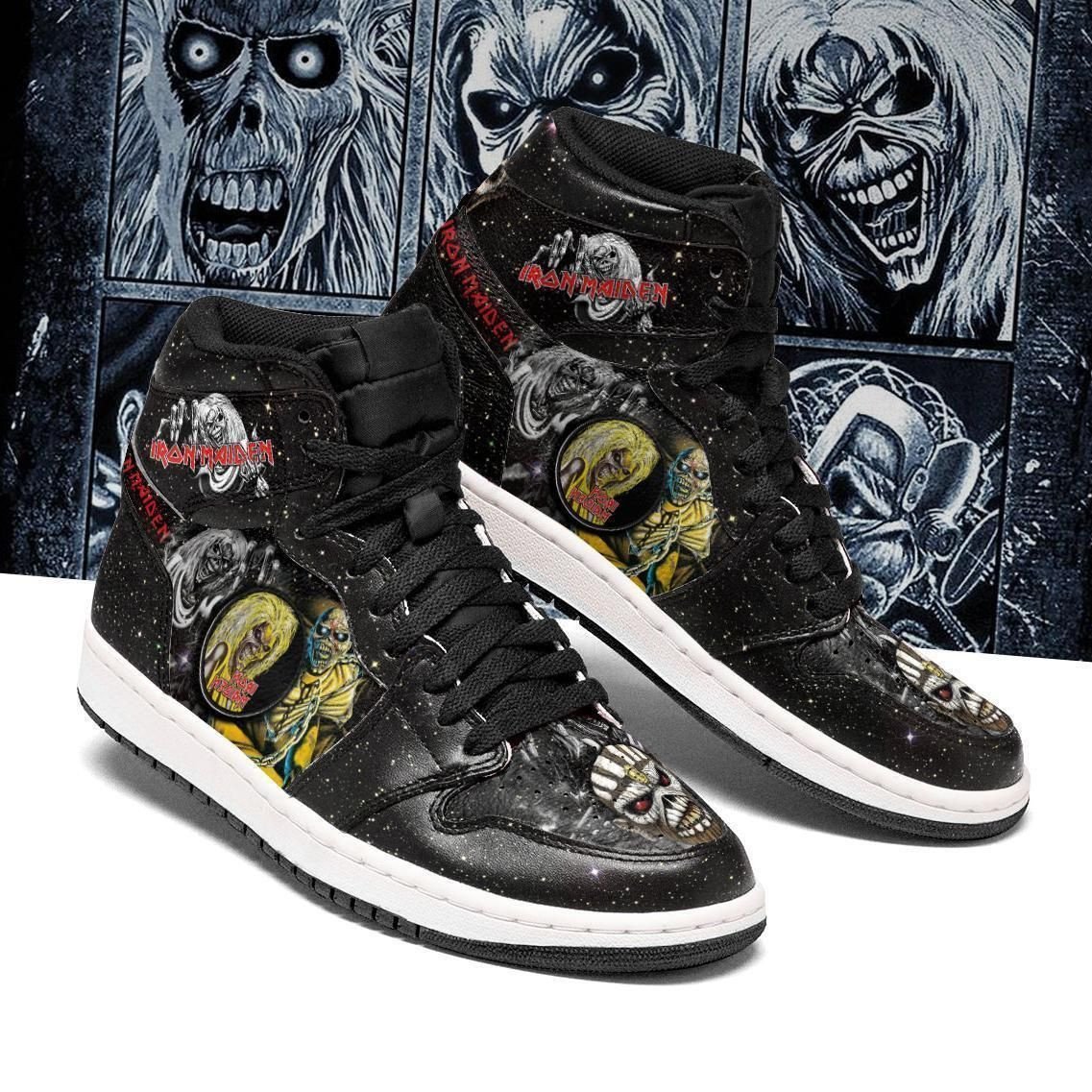 Iron Maiden Rock Band Team Custom Eachstep Gift For Fans Shoes Air Jd Retro Sneakers V1873