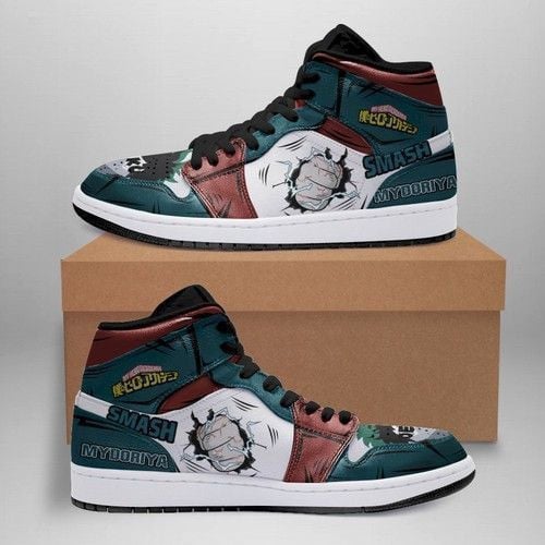 Izuku Midoriya My Hero Academia 9 Shoes Air Jd Retro Sneakers V1912