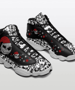 Jack Skellington Nightmare Before Christmas Faces Xmas Gift Air Jd13 Sneaker Shoes VJD830