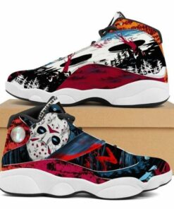 Jason Voorhees Friday The 13Th Retro Air Jd13 Sneaker Shoes VJD369