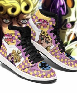 Jojo’S Bizarre Adventure Giorno Giovanna Anime Shoes Air Jd Retro Sneakers V1989