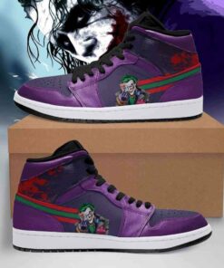 Joker Dc Comics 2 Shoes Air Jd Retro Sneakers V1993