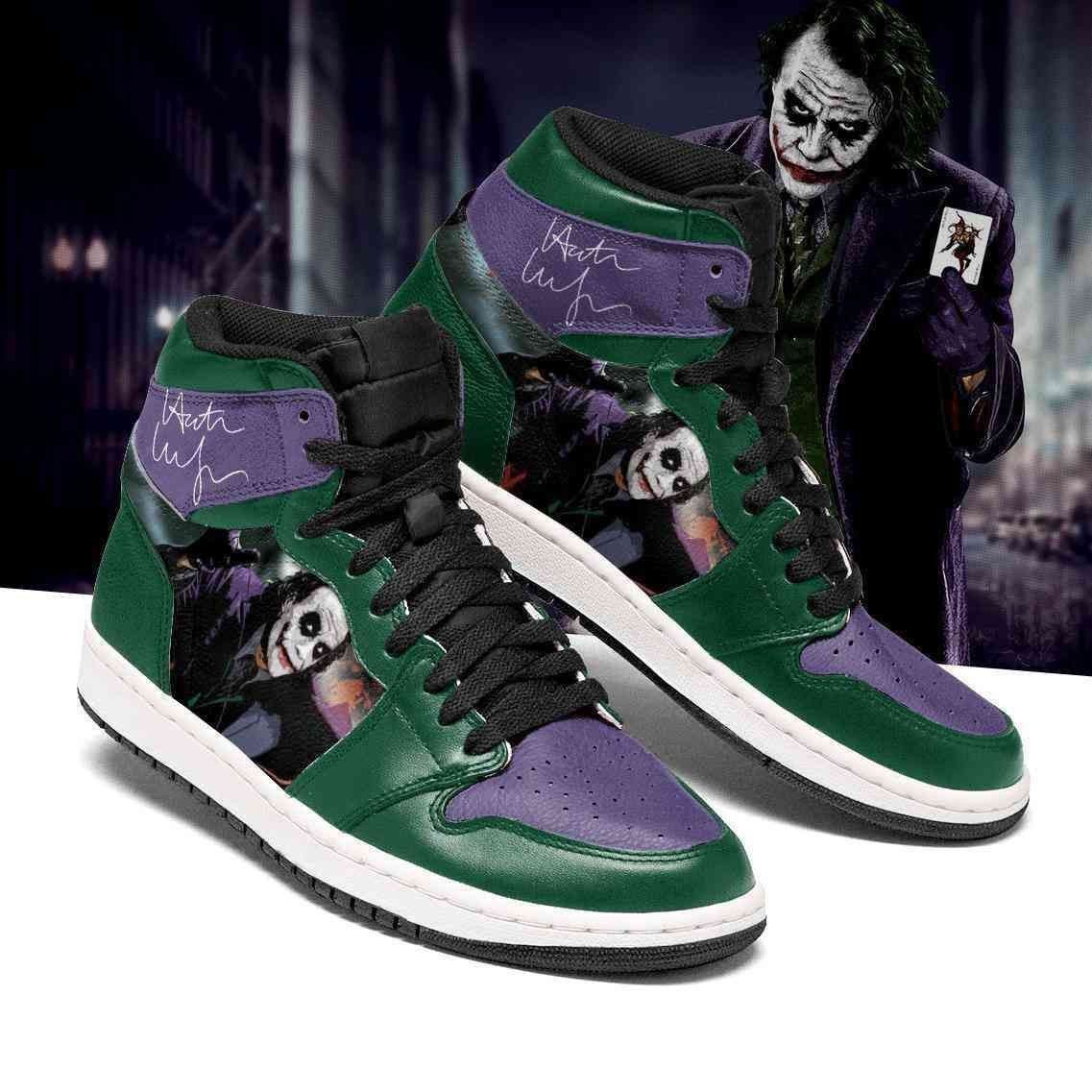 Joker Dc Comics 2 Shoes Air Jd Retro Sneakers V1993