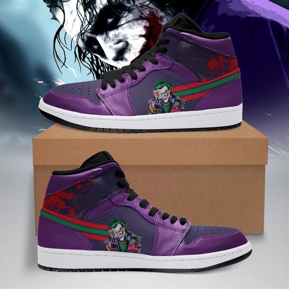 Joker Dc Comics Shoes Air Jd Retro Sneakers V1998