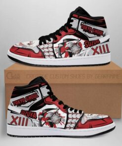 Juuzou Suzuya 2 Boots J1 Custom Tokyo Ghoul Anime Custom Shoes Air Jd Retro Sneakers V2034