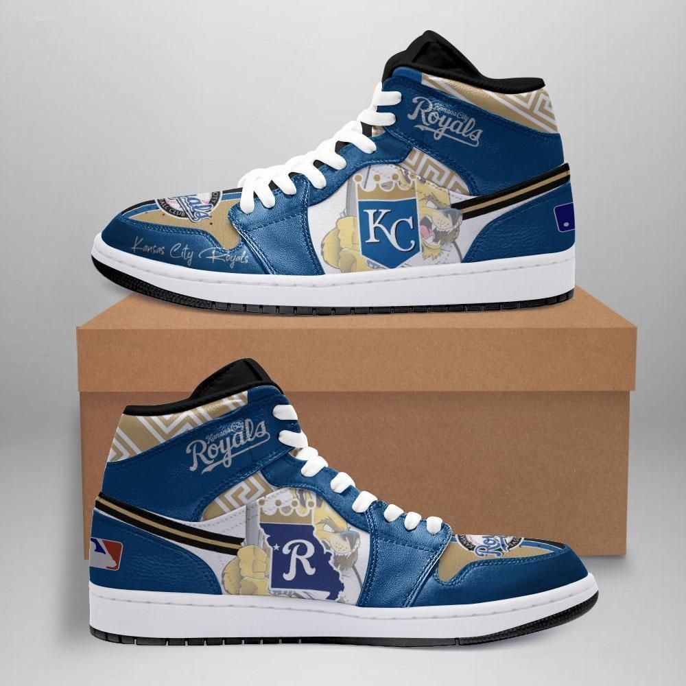 Kansas City Royals Mlb Sneakers Basketball Shoes Sport V2086