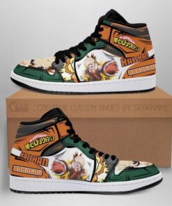 Katsuki Kacchan Boots J1 Custom My Hero Academia Anime Custom Shoes Air Jd Retro Sneakers V2107