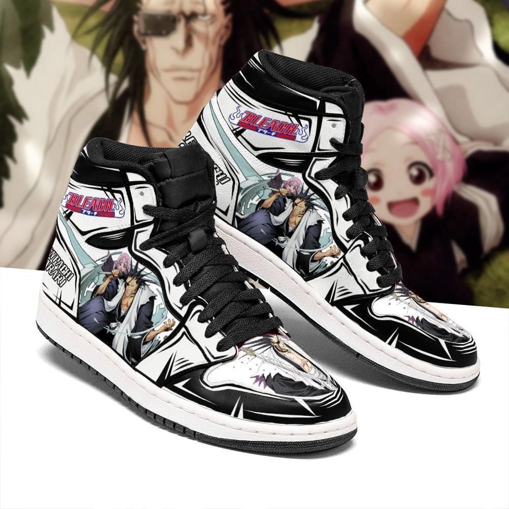 Kenpachi And Yachiru Bleach Anime Shoes Air Jd Retro Sneakers V2123