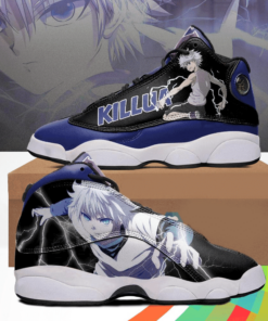 Killua Hunter X Hunter Custom Air Jd13 Sneaker Shoes VJD69