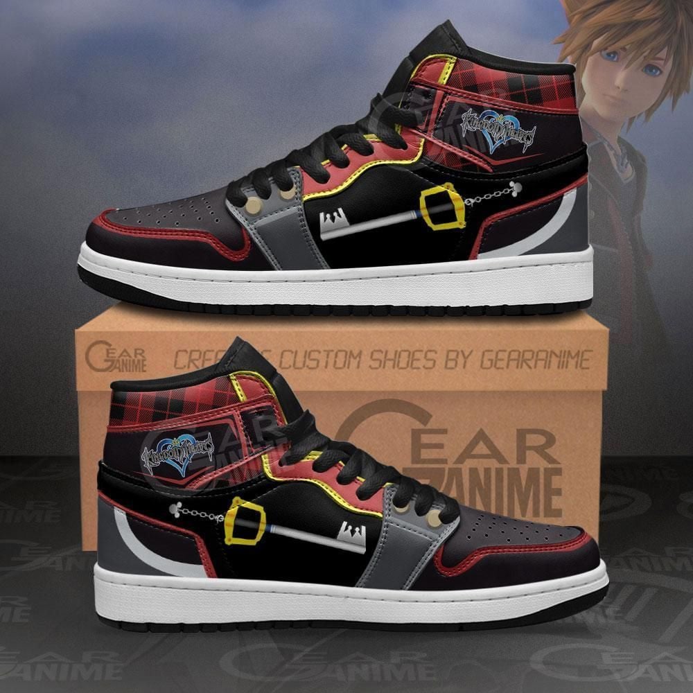 Kingdom Hearts Roxas Sword Anime Shoes Air Jd Retro Sneakers V2146