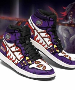 Kokushibou Costume Demon Slayer Sneakers Anime Shoes Sport V2171