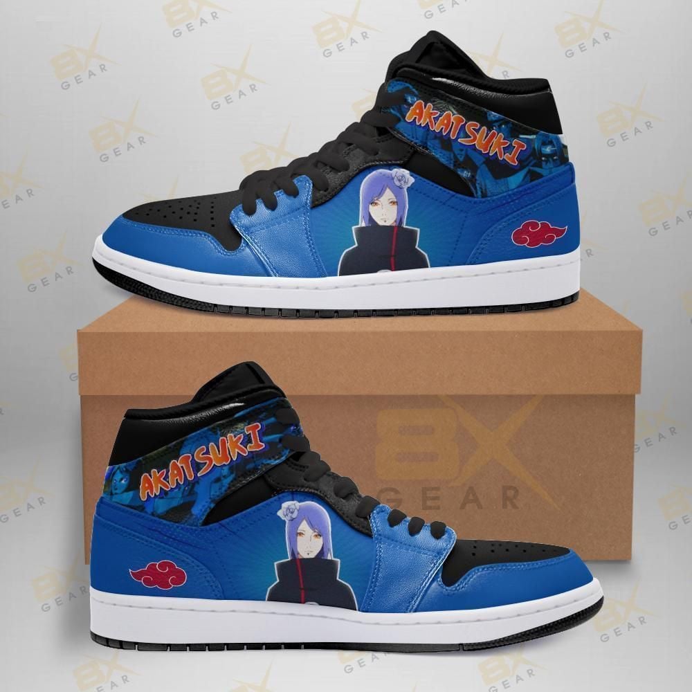 Konan Akatsuki Naruto Anime Shoes Air Jd Retro Sneakers V2174