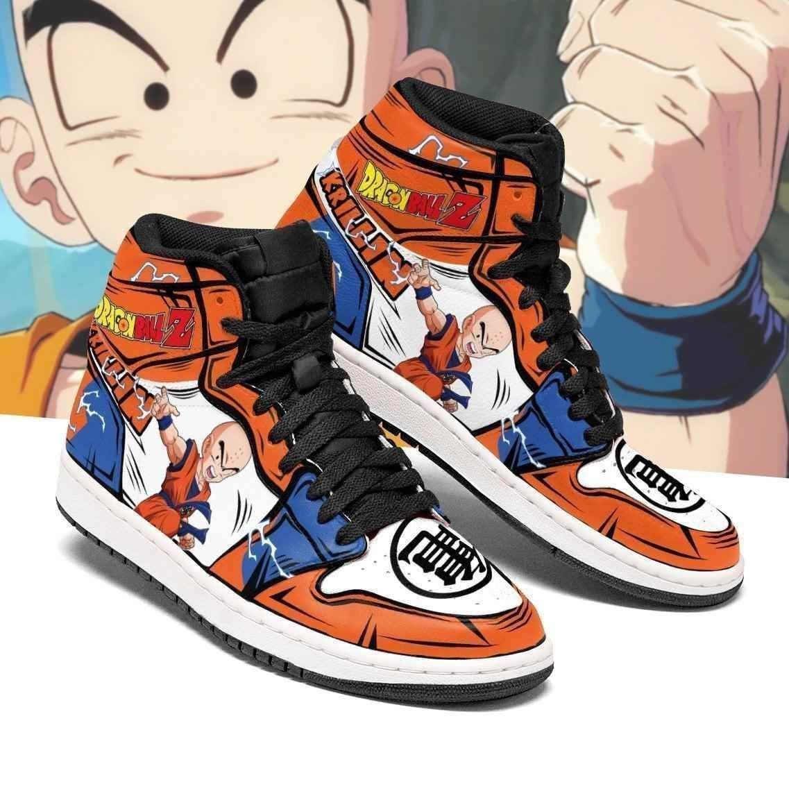 Krillin Boots Dragon Ball Z Anime Fan Gift Shoes Air Jd Retro Sneakers V2182