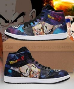 Krillin Galaxy Dragon Ball Z Anime Fan Pt04 Shoes Air Jd Retro Sneakers V2185