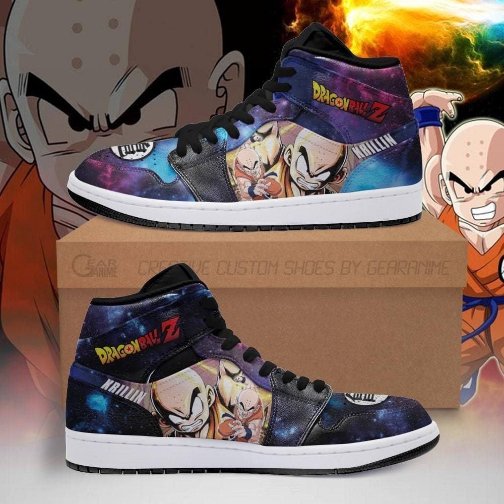 Krillin Galaxy Dragon Ball Z Anime Fan Pt04 Shoes Air Jd Retro Sneakers V2185