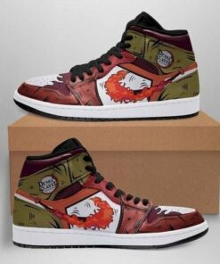 Kyojuro Rengoku Demon Slayer Shoes Air Jd Retro Sneakers V2217