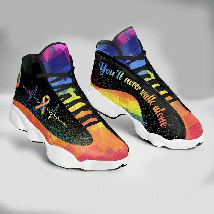 Gift For Dragon Lover Dragon Rainbow Dragon Skin Air Jd13 Sneaker Shoes VJD122