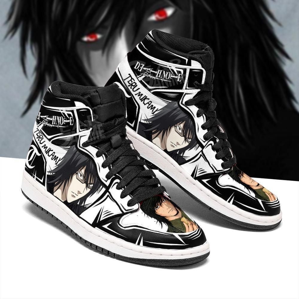 Light Teru Mikami Custom Death Note Anime Fan Shoes Air Jd Retro Sneakers V2269