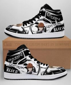 Light Yagami Boots Custom Death Note Anime Shoes Air Jd Retro Sneakers V2276