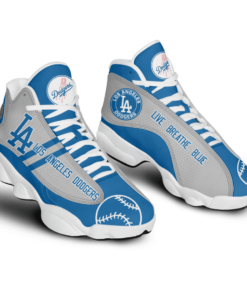 Los Angeles Dodgers Mlb Baseball Air Jd13 Sneaker Shoes VJD768