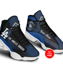 Los Angeles Dodgers Mlb Baseball Air Jd13 Sneaker Shoes VJD988