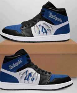 Los Angeles Dodgers Mlb Custom Shoes Air Jd Retro Sneakers V2334