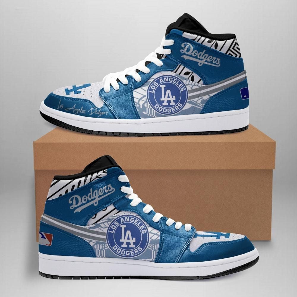 Los Angeles Dodgers Mlb Custom Shoes Air Jd Retro Sneakers V2335