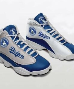 Los Angeles Dodgers Team Mlb Football Team Air Jd13 Sneaker Shoes VJD139