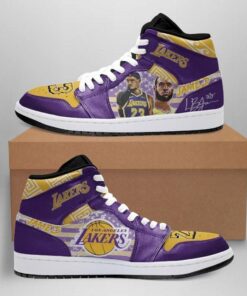 Los Angeles Lakers 2 Shoes Air Jd Retro Sneakers V2341